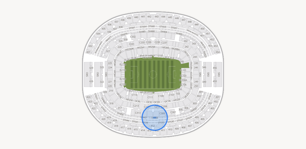 AT&T Stadium Seating Chart