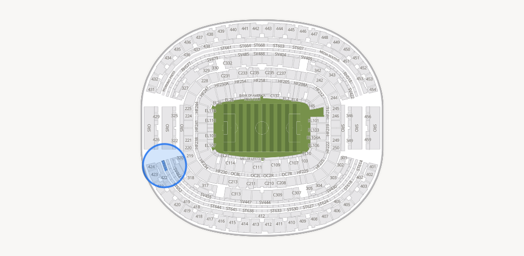 AT&T Stadium Seating Chart