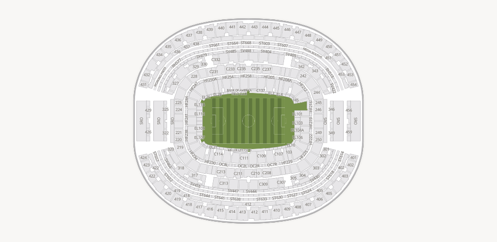 AT&T Stadium Seating Chart