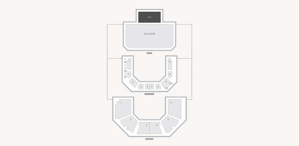 Austin City Limits Live at The Moody Theater Seating Chart