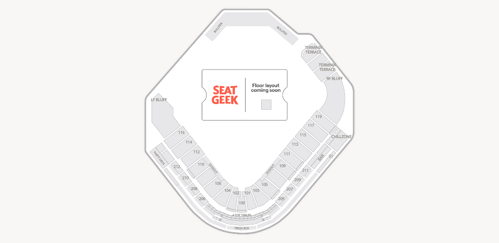 AutoZone Park Seating Chart
