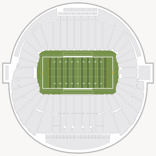 Autzen Stadium seating chart