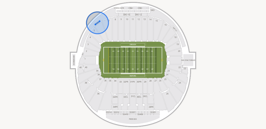Autzen Stadium Seating Chart
