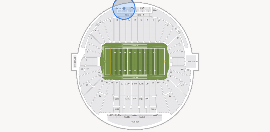 Autzen Stadium Seating Chart