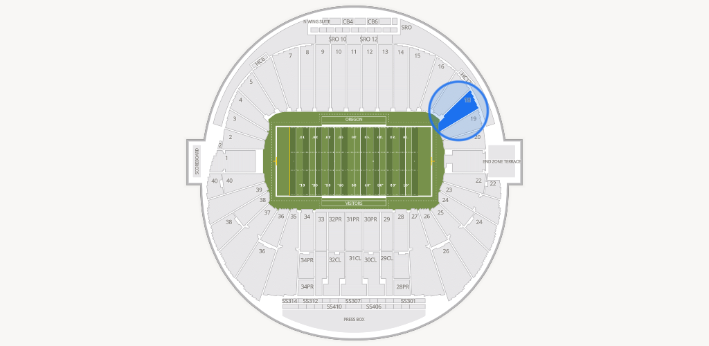 Autzen Stadium Seating Chart