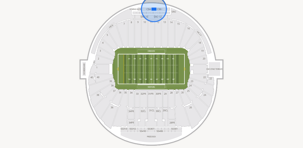 Autzen Stadium Seating Chart