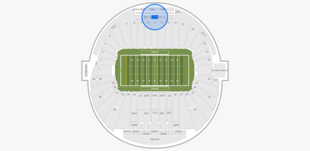 Autzen Stadium Seating Chart