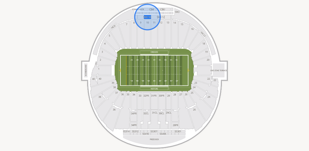 Autzen Stadium Seating Chart