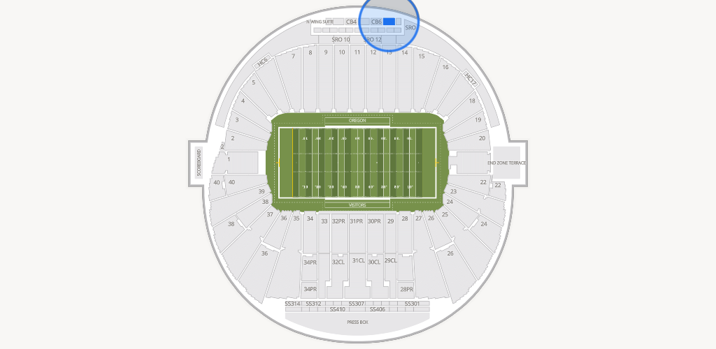 Autzen Stadium Seating Chart