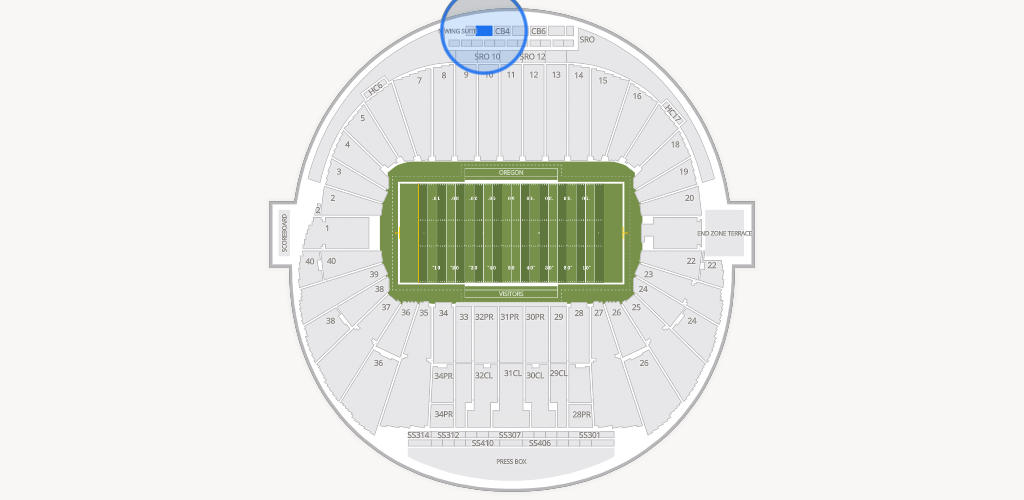 Autzen Stadium Seating Chart
