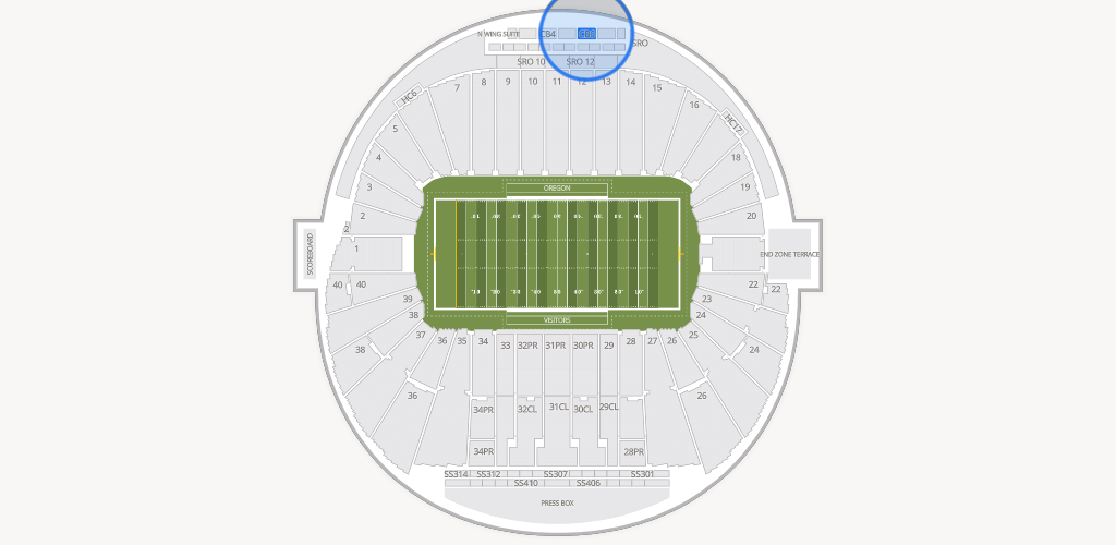 Autzen Stadium Seating Chart