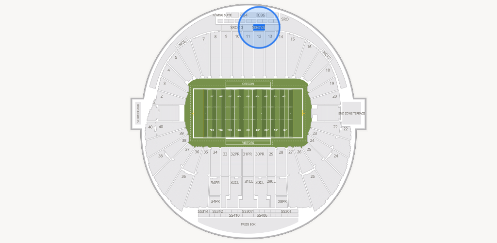 Autzen Stadium Seating Chart