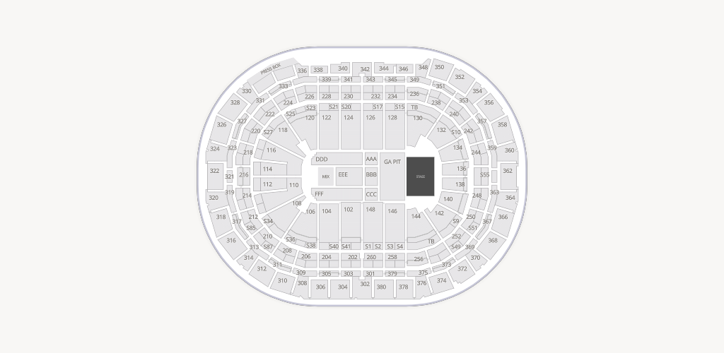 Ball Arena Seating Chart