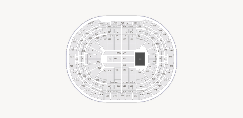Ball Arena Seating Chart