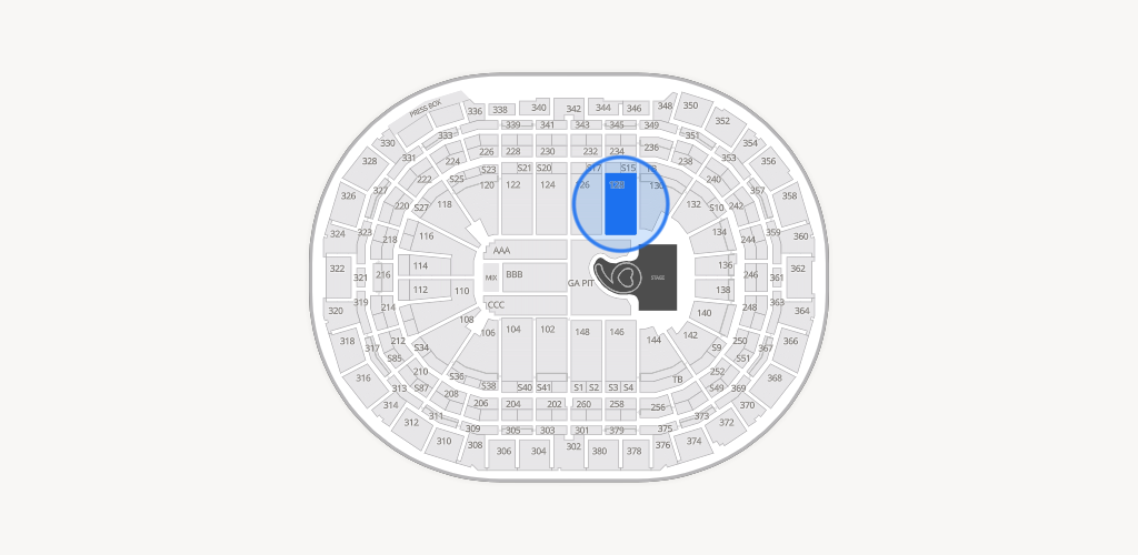 Ball Arena Seating Chart
