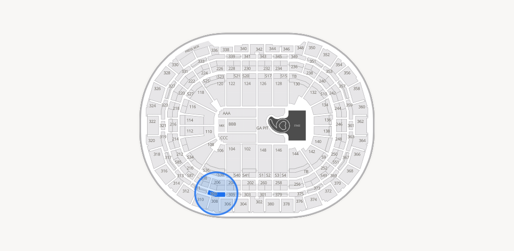 Ball Arena Seating Chart