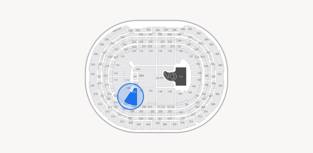 Ball Arena Seating Chart