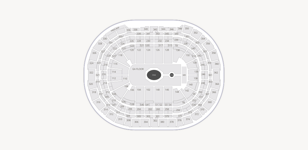 Ball Arena Seating Chart