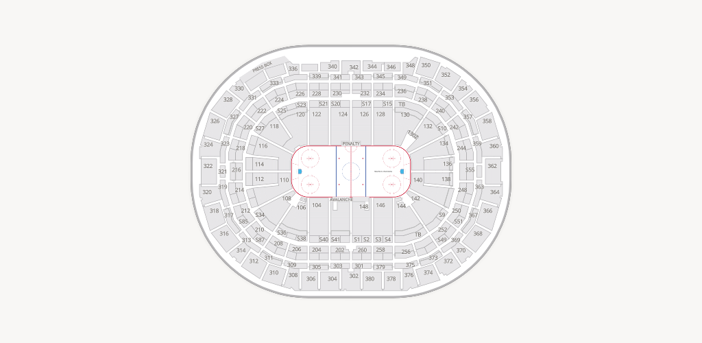 Ball Arena Seating Chart