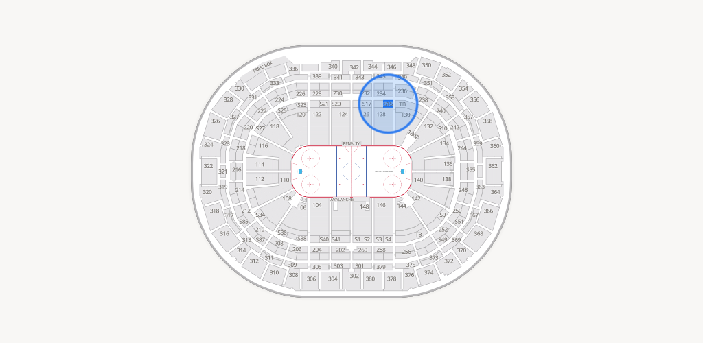 Ball Arena Seating Chart
