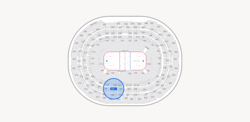 Ball Arena Seating Chart