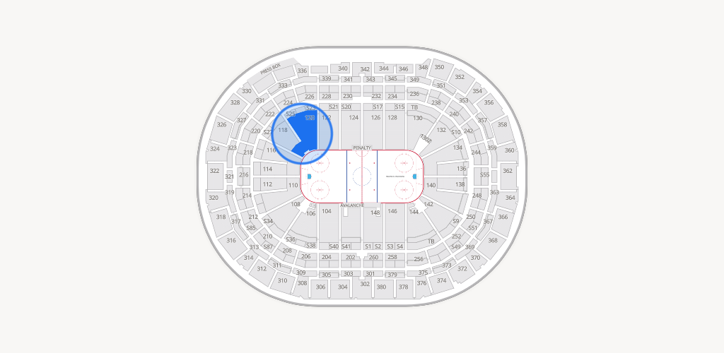 Ball Arena Seating Chart