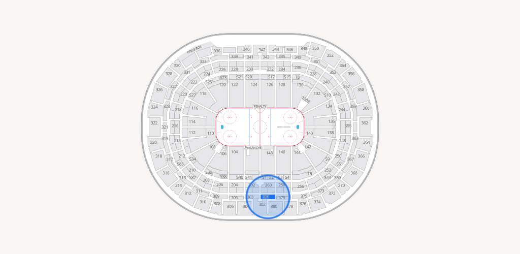 Ball Arena Seating Chart