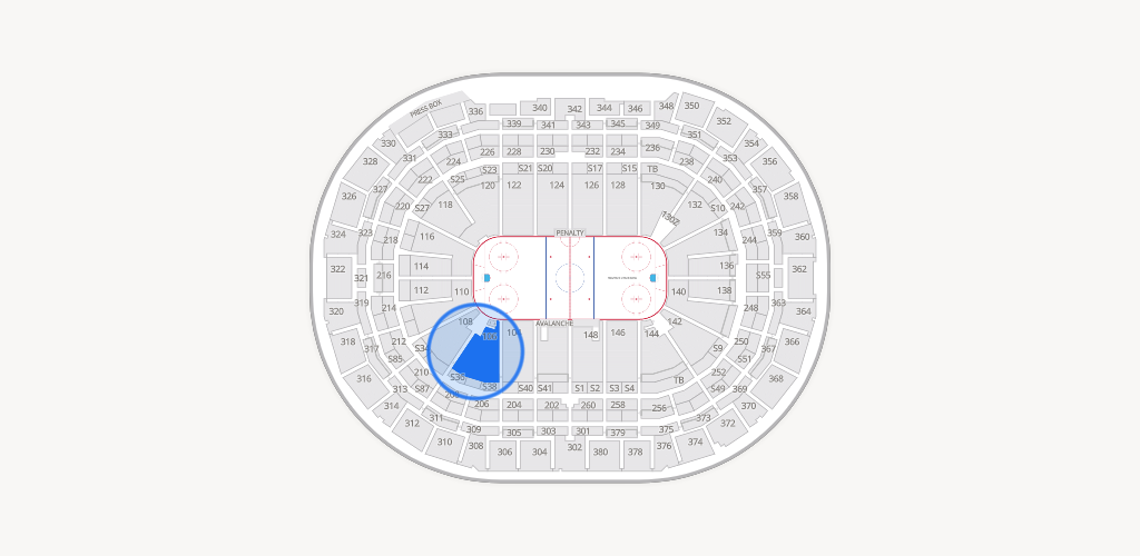 Ball Arena Seating Chart