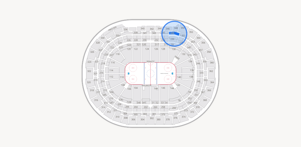Ball Arena Seating Chart
