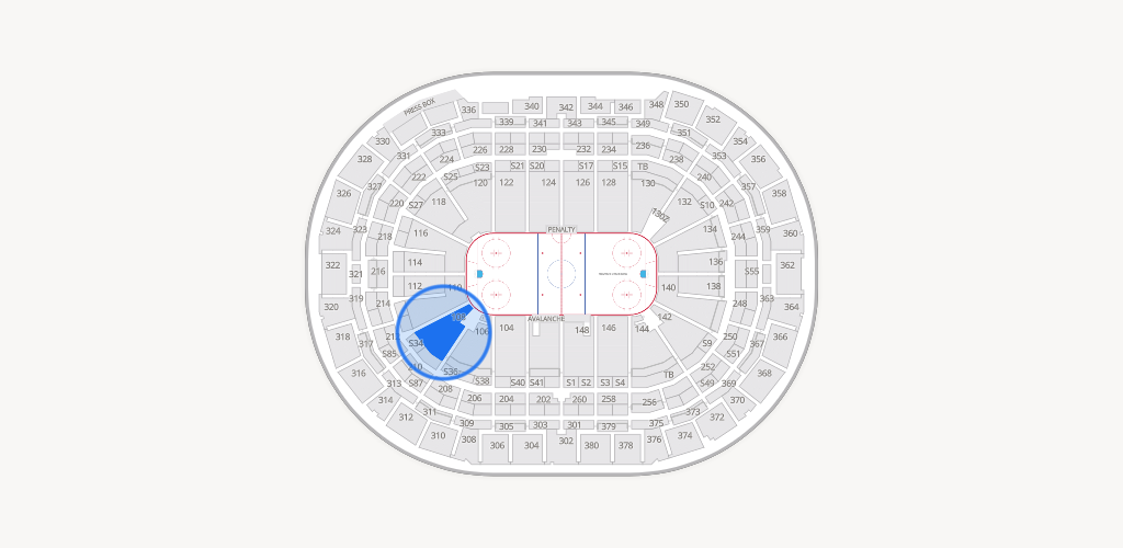 Ball Arena Seating Chart