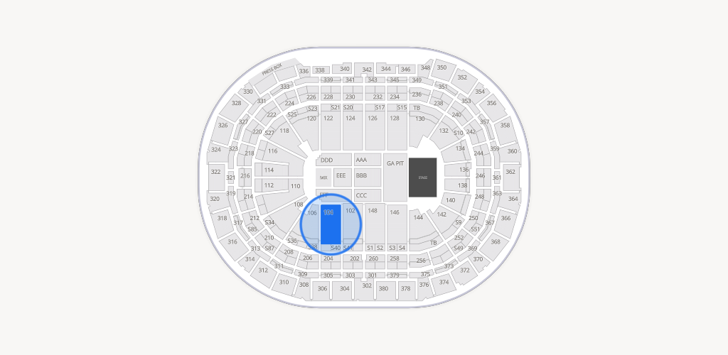 Ball Arena Seating Chart