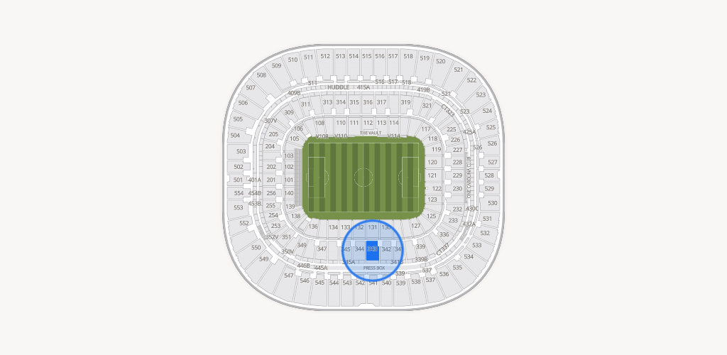Bank of America Stadium Seating Chart
