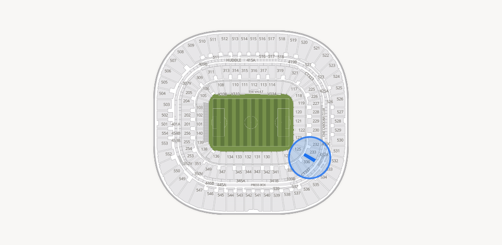 Bank of America Stadium Seating Chart