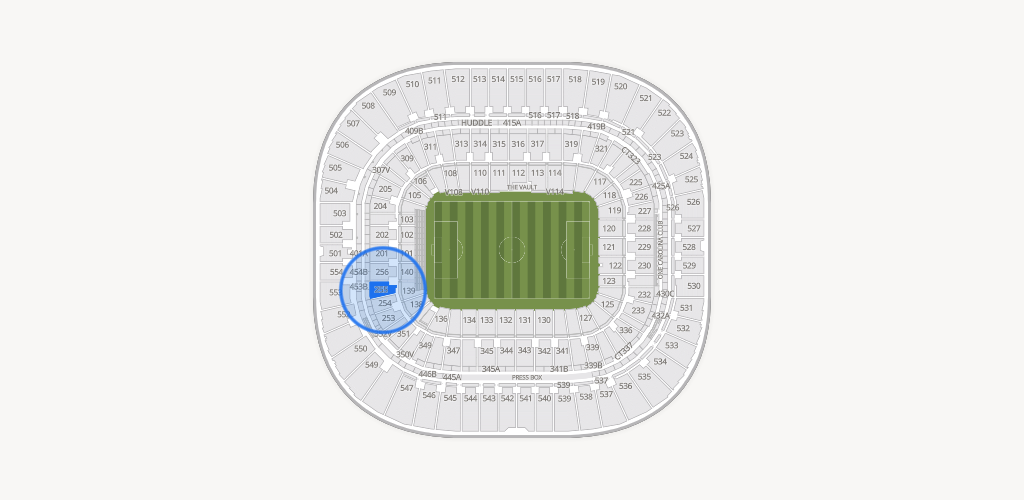 Bank of America Stadium Seating Chart