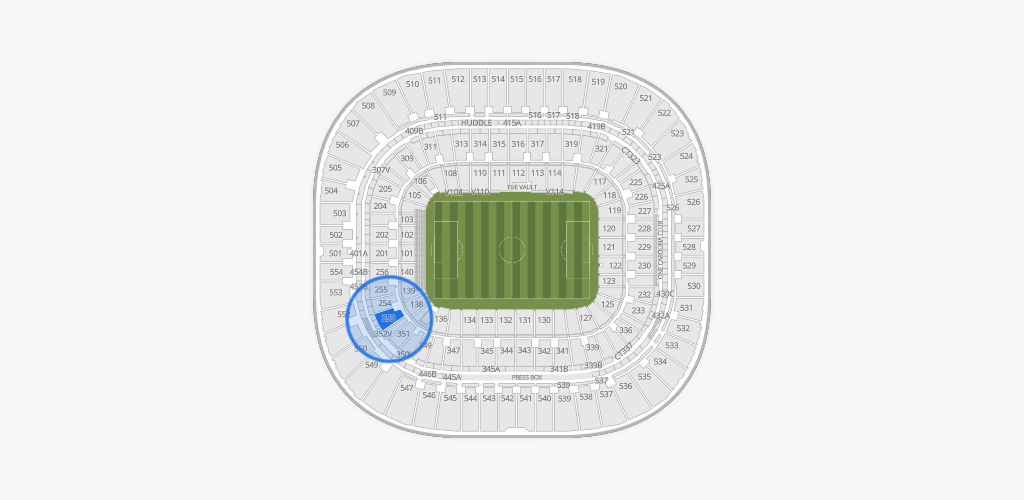 Bank of America Stadium Seating Chart