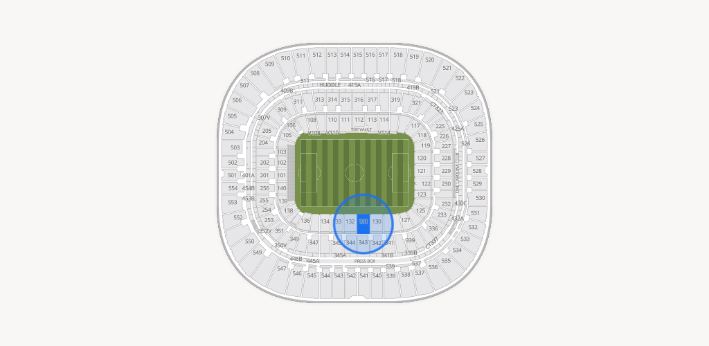 Bank of America Stadium Seating Chart