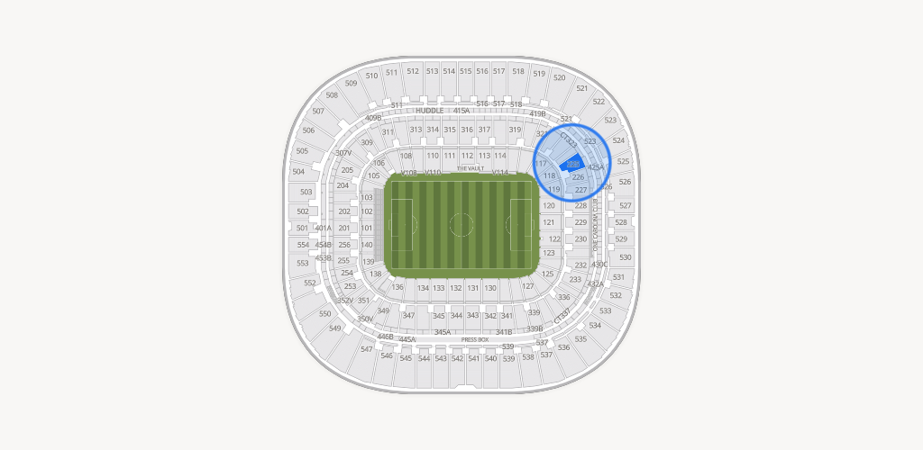 Bank of America Stadium Seating Chart