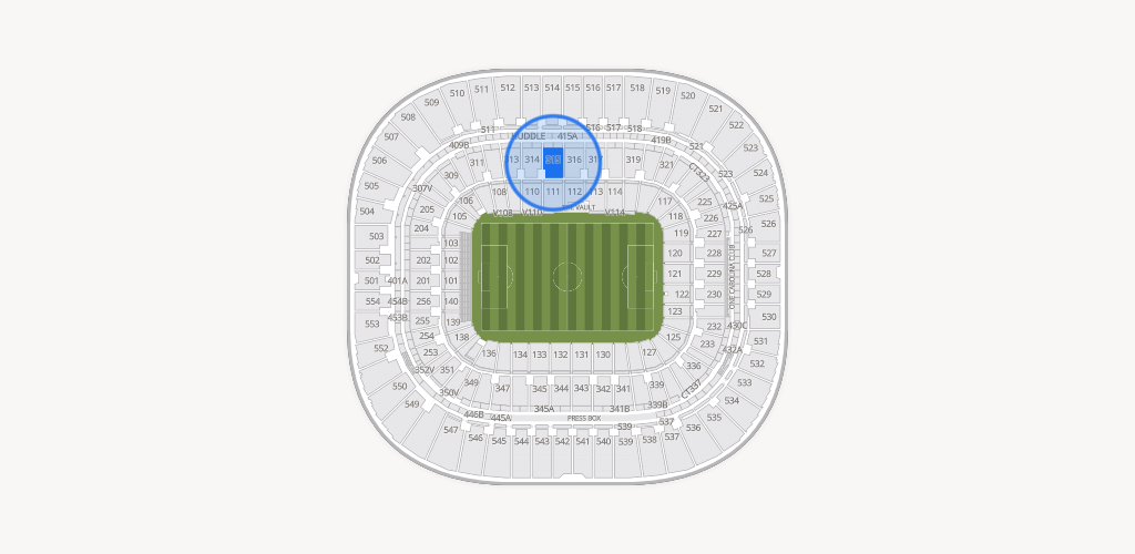 Bank of America Stadium Seating Chart