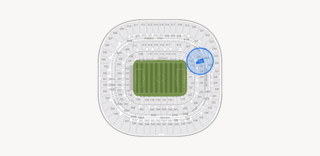Bank of America Stadium Seating Chart