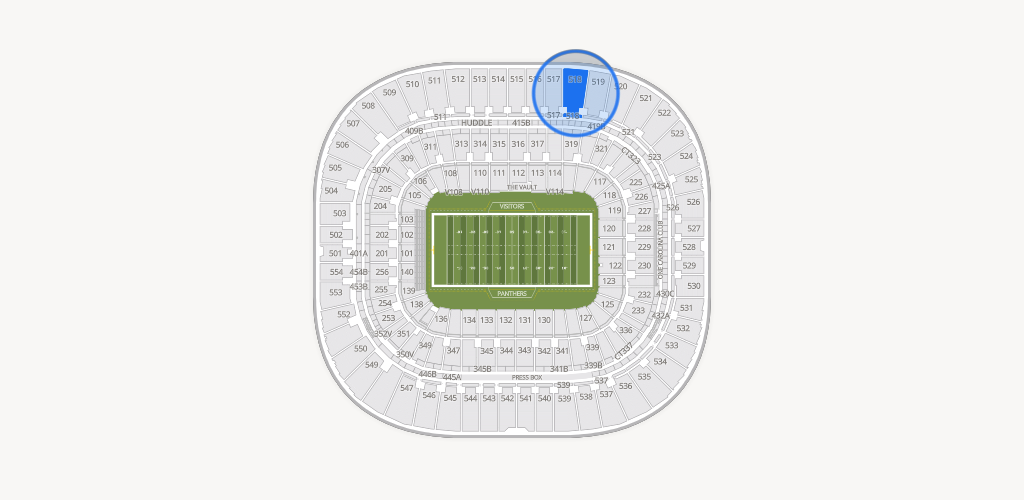 Bank of America Stadium Seating Chart