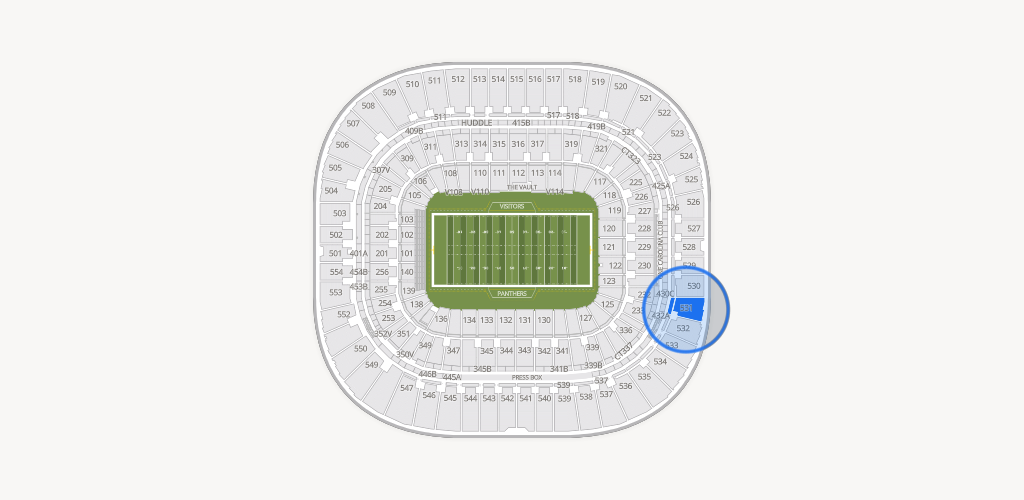Bank of America Stadium Seating Chart
