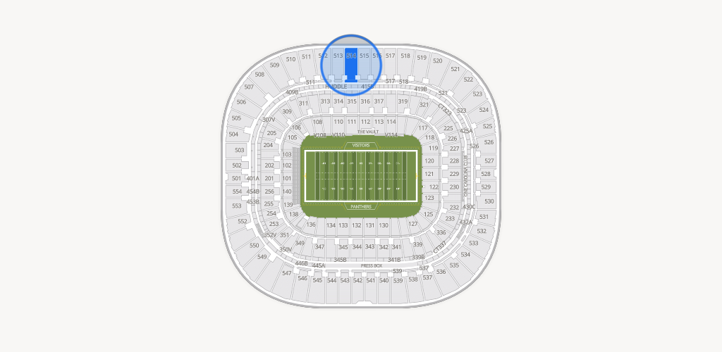 Bank of America Stadium Seating Chart