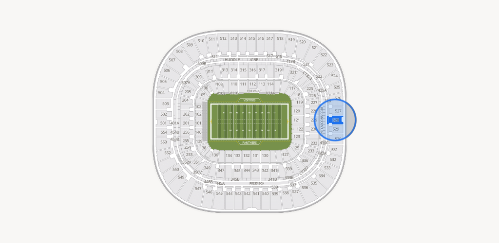 Bank of America Stadium Seating Chart