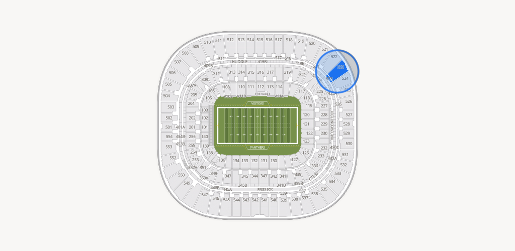 Bank of America Stadium Seating Chart