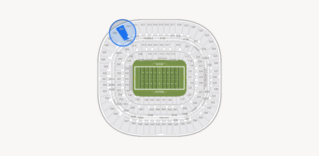 Bank of America Stadium Seating Chart