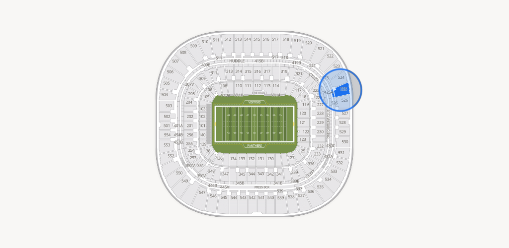 Bank of America Stadium Seating Chart