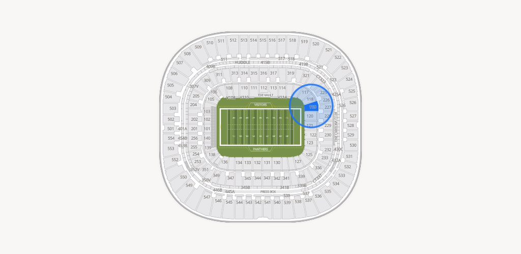 Bank of America Stadium Seating Chart
