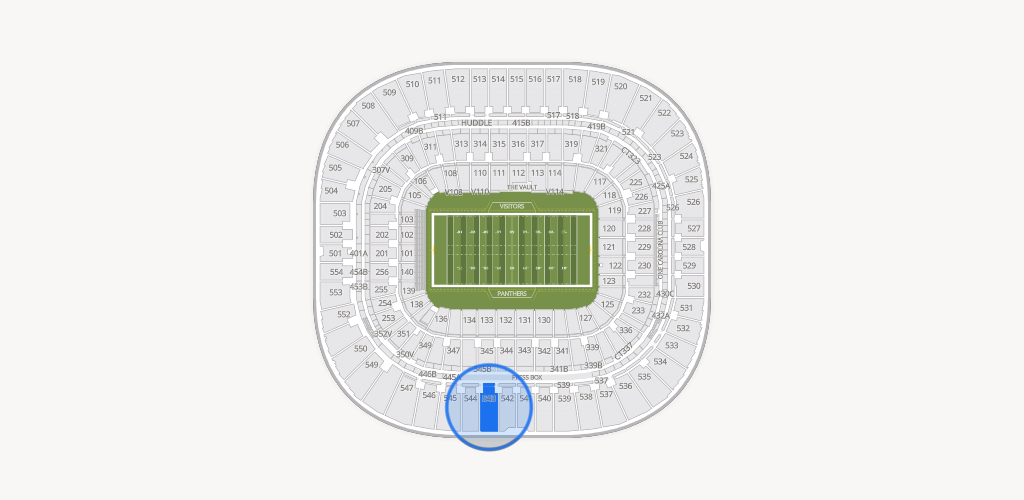 Bank of America Stadium Seating Chart