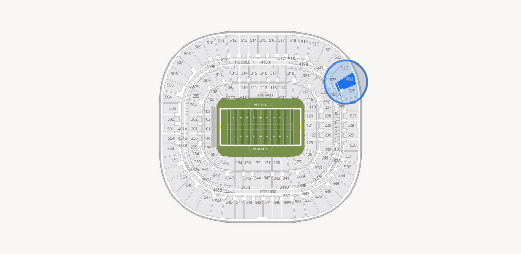 Bank of America Stadium Seating Chart