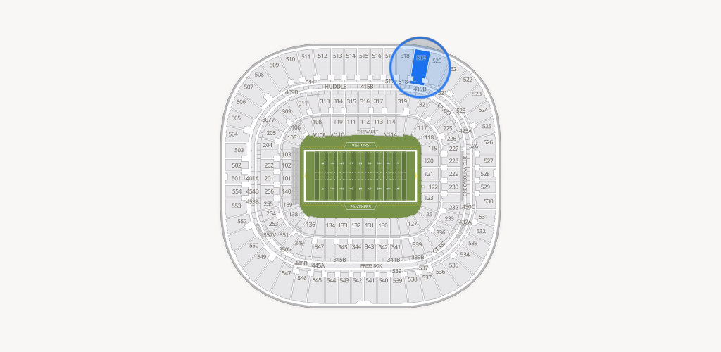 Bank of America Stadium Seating Chart